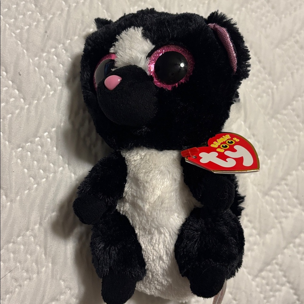 Ty Beanie Boo Flora the Skunk Plush NWT